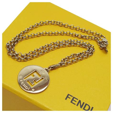 fendi necklace gold|fendi shop online.